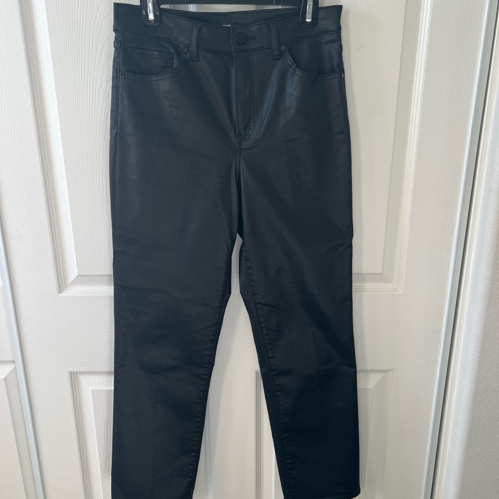 Express Faux Leather Black Pants